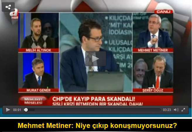 Niye çıkıp konuşmuyorsunuz?