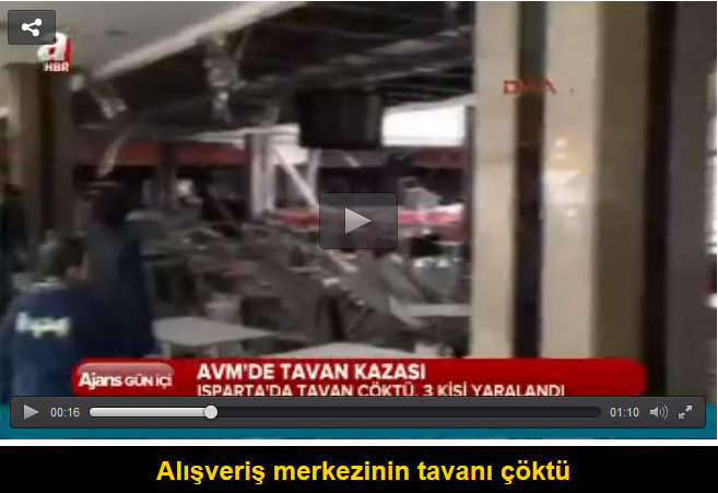 Alışveriş merkezinin çatısı çöktü - 4