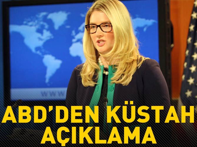 ABD'den küstah açıklama!