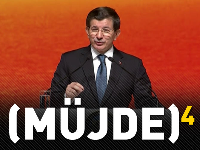 Davutoğlu'ndan esnafa müjde üstüne müjde