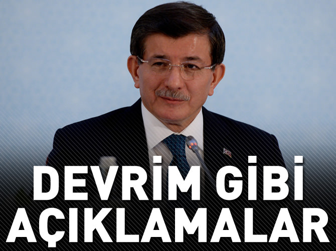 Başbakan'dan devrim gibi açıklamalar