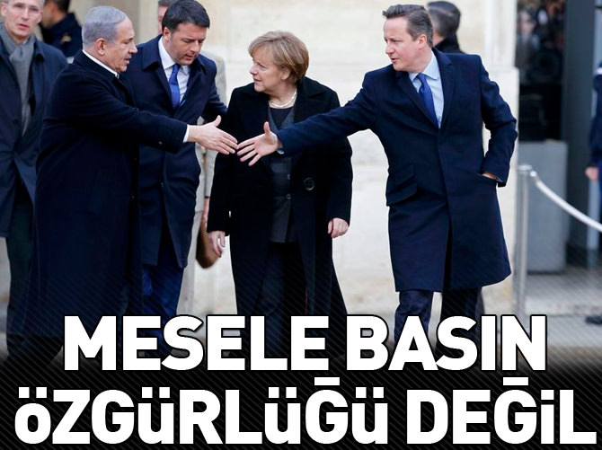 İkiyüzlü batı!