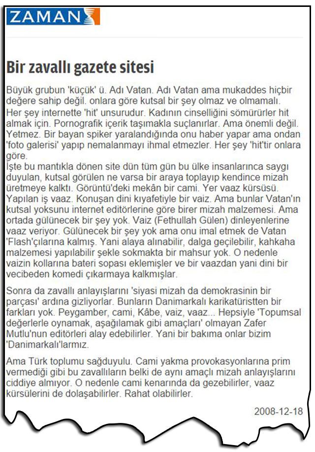 Tek kutsalları Fethullah Gülen’miş! - 1