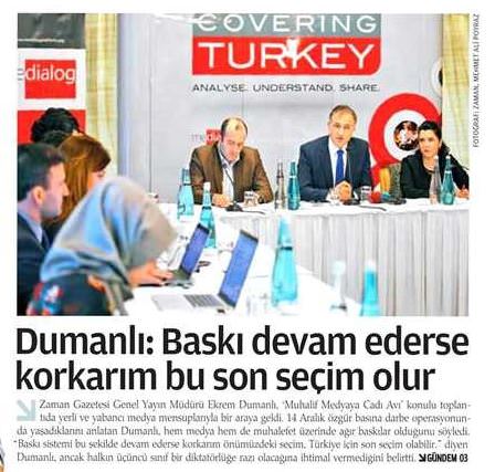 Zaman Gazetesi’nden darbe çığırtkanlığı