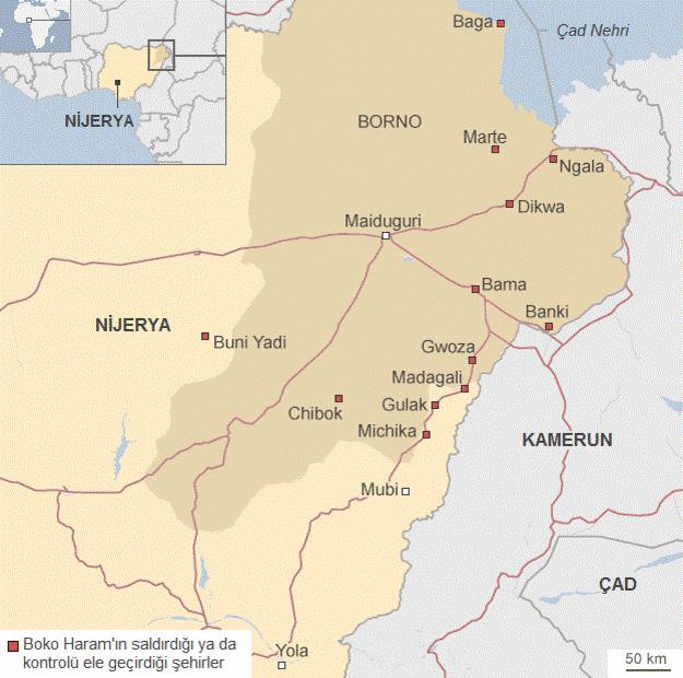 Boko Haram Nijerya'da kasabaları haritadan sildi - 3