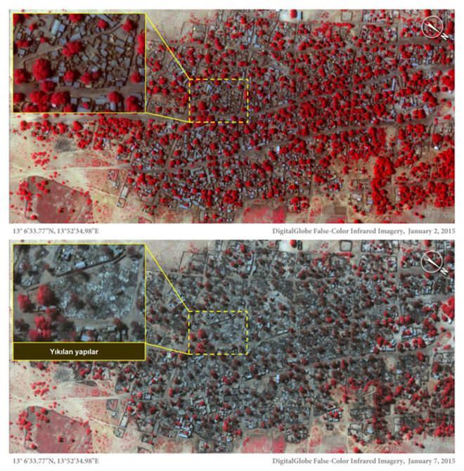 Boko Haram Nijerya'da kasabaları haritadan sildi - 1