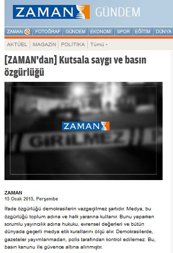 Gülen Medyası'ndan o karikatürlere destek! - 1