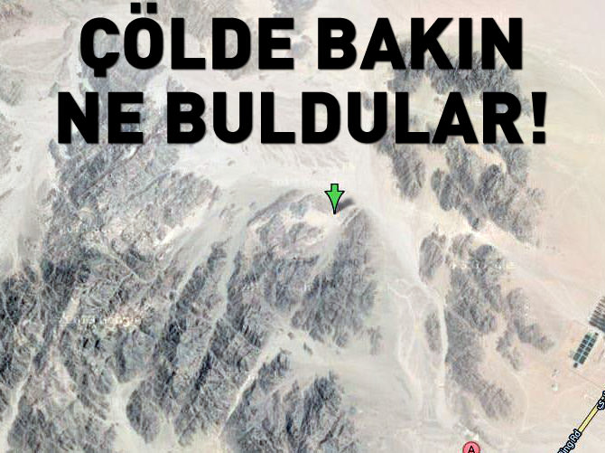 Çölün ortasında bakın ne buldu!