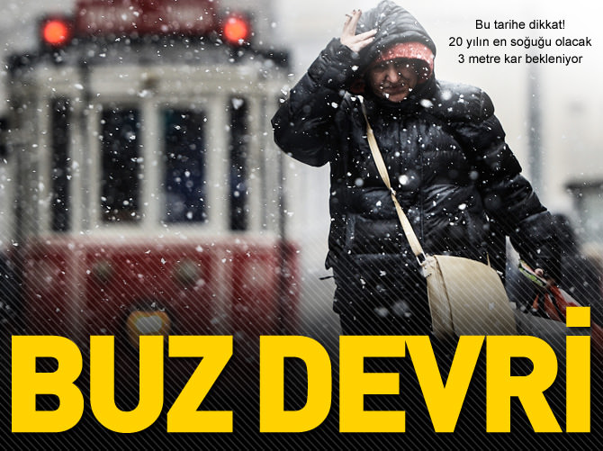 Son 20 yılın en soğuk kışı geliyor