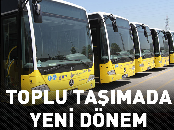 Toplu taşımada yeni dönem