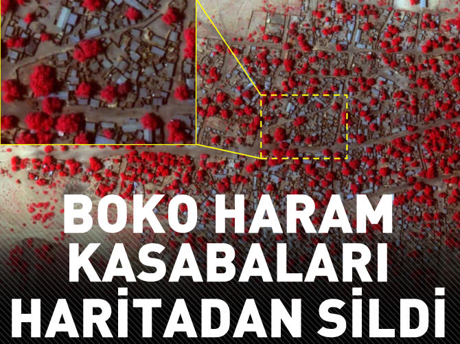 Boko Haram Nijerya'da kasabaları haritadan sildi