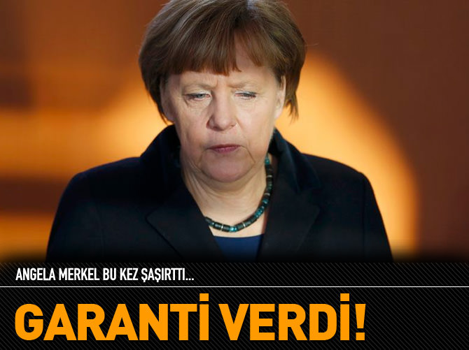 Merkel bu kez şaşırttı!