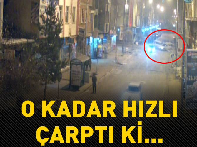 Kars'ta trafik kazaları MOBESE'de