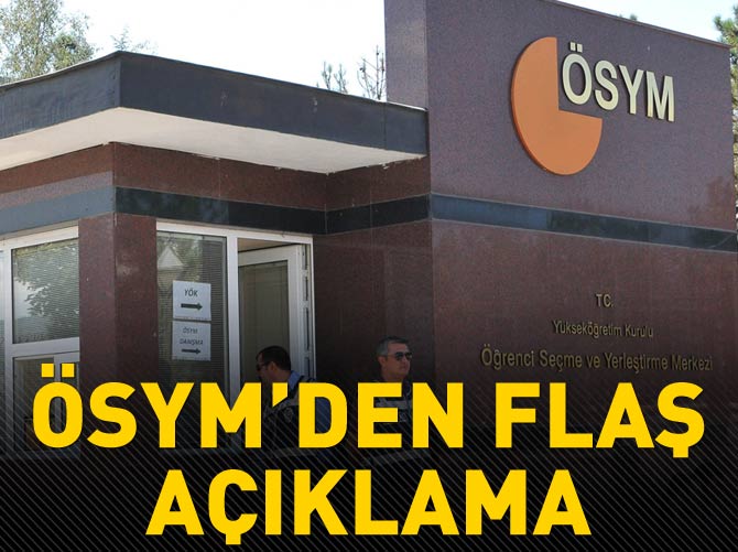 ÖSYM tüm sınavları yeniden inceleyecek