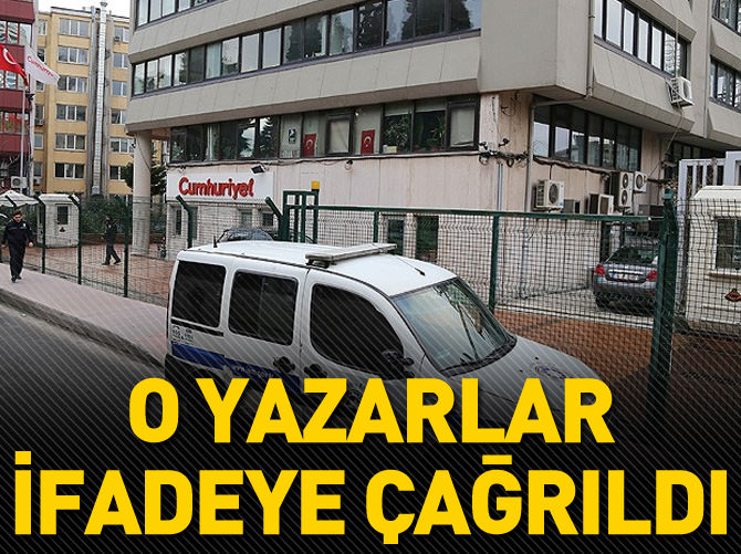 Karan ve Çetinkaya ifadeye çağrıldı