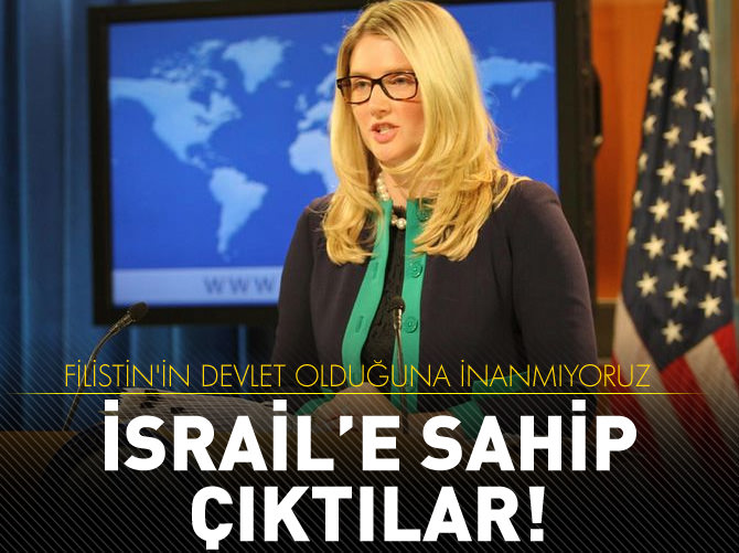 Filistin'in devlet olduğuna inanmıyoruz