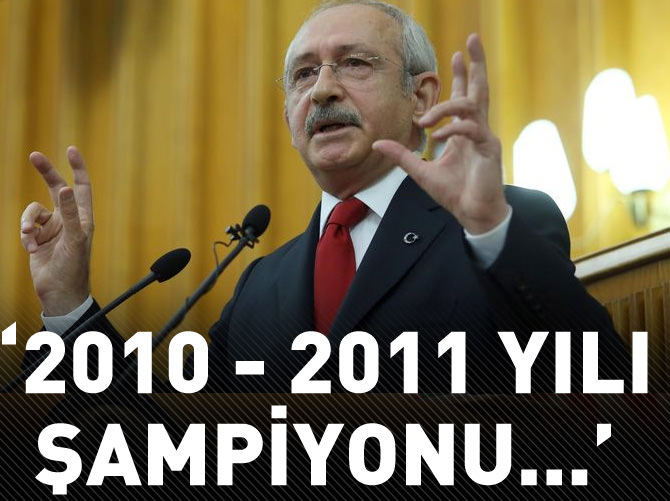Kılıçdaroğlu: '2010-11 yılı şampiyonu Trabzonspor'