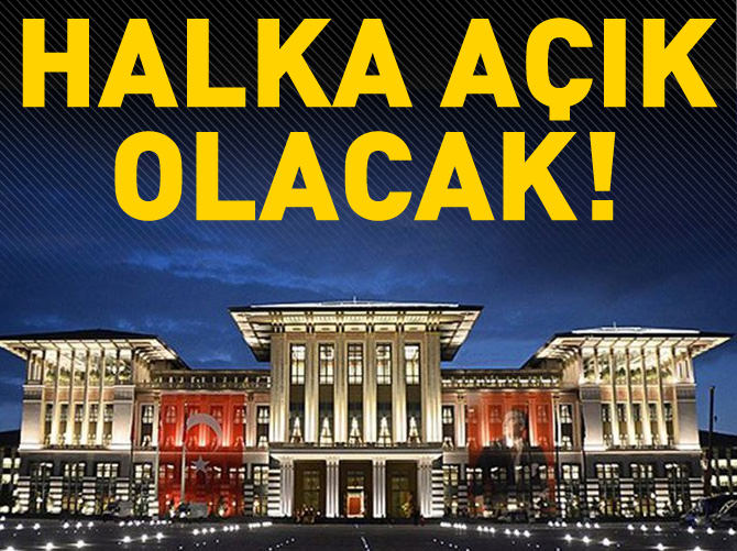 Cumhurbaşkanlığı Külliyesi halkın olacak