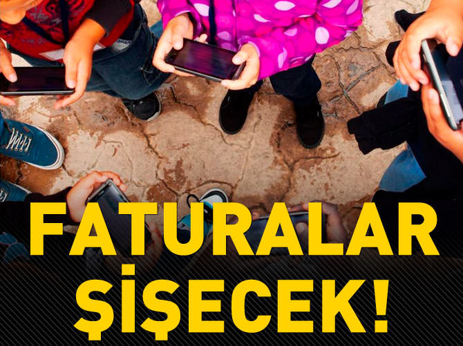 Cep telefonu kullanıcılarına yüksek fatura uyarısı!