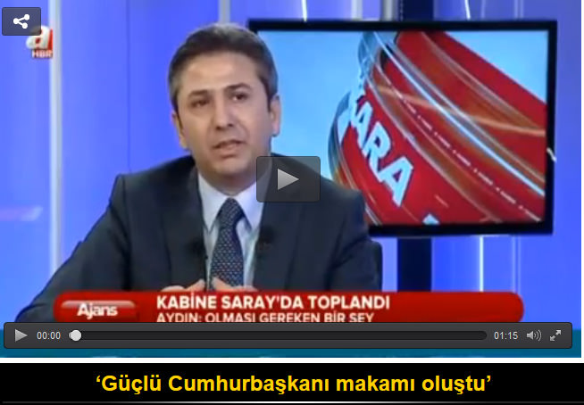 ‘Güçlü Cumhurbaşkanı makamı oluştu’