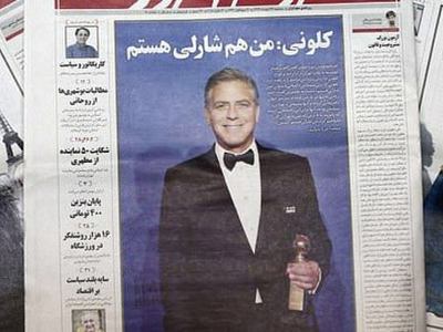 George Clooney manşeti gazete kapattırdı