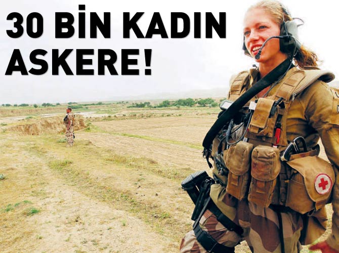 30 bin Norveçli kadın askere çağrıldı