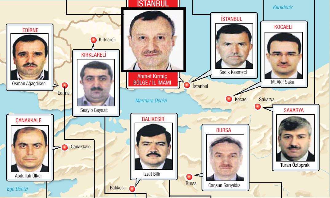 İşte Pensilvanya ahtapotunun Marmara İmamları