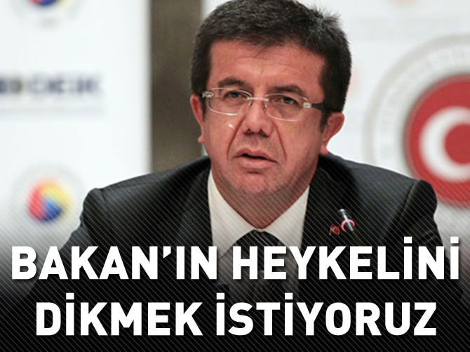 Ayakkabı Sanayicileri Derneği Nihat Zeybekci'nin heykelini dikmek istiyor