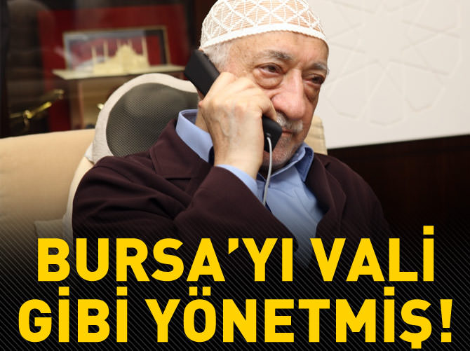O imam, Bursa'yı vali gibi yönetmiş