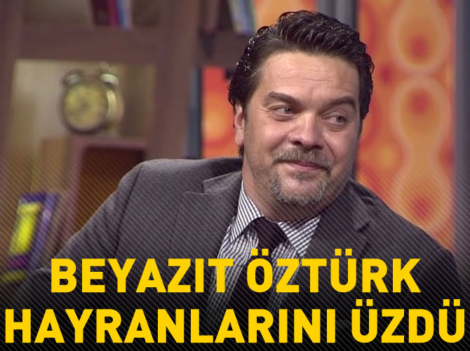 Beyazıt Öztürk'ten şok karar