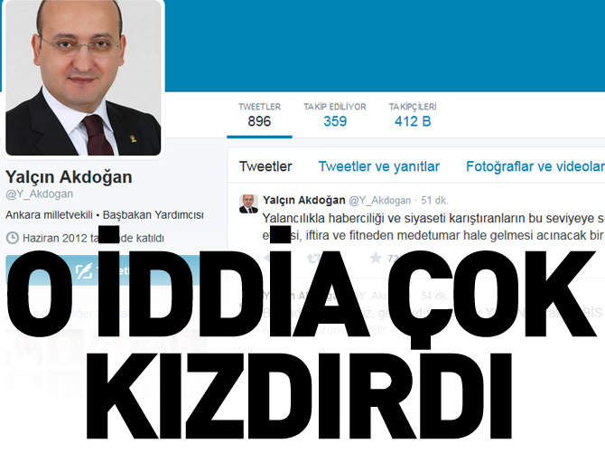 O iddia çok kızdırdı