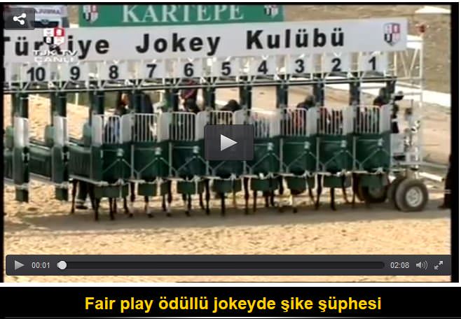 Fair play ödüllü jokeyde şike şüphesi