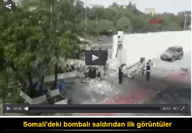 Mogadişu’da bombalı saldırı
