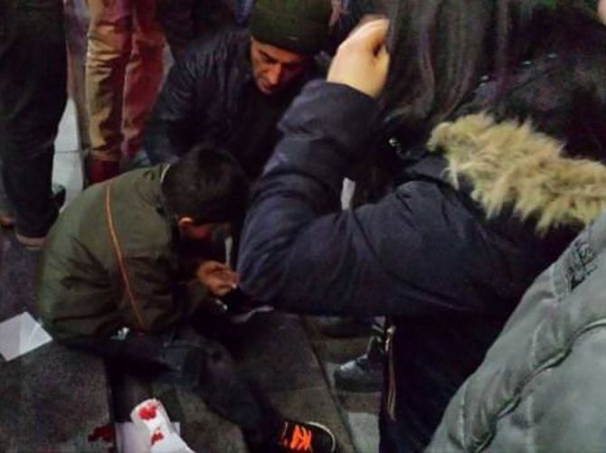 Burger King'de dayak skandalı