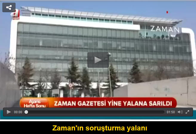 Zaman’ın soruşturma yalanı