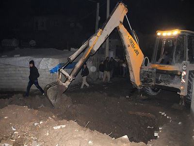 Cizre'de hendek eziyeti
