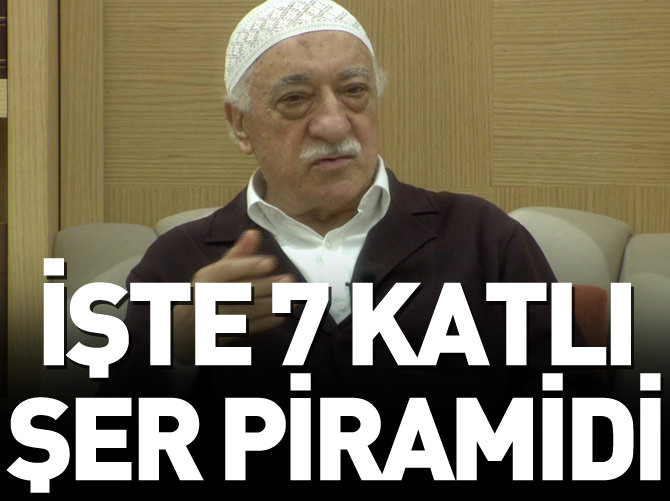 İşte Paralel Yapı'nın 7 katlı şer piramidi