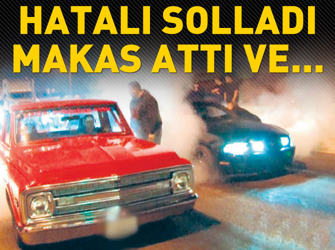 Makas attı hatalı solladı ve...