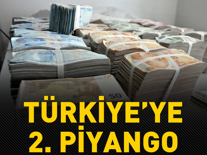 Türkiye'ye ikinci piyango vurdu