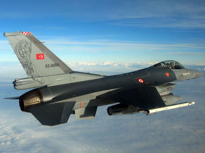 Suriye'den F-16'ya radar tacizi