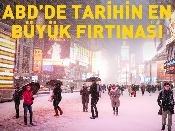 Tarihin en büyük fırtınası ABD'yi vuruyor