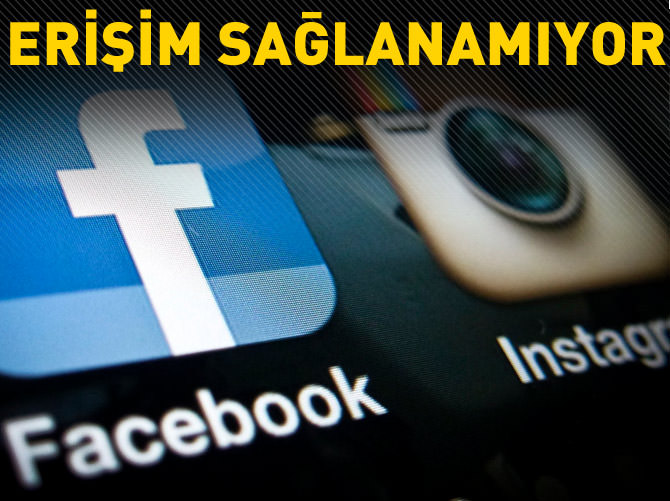 Facebook ve Instagram 1 saat 15 dakika çöktü