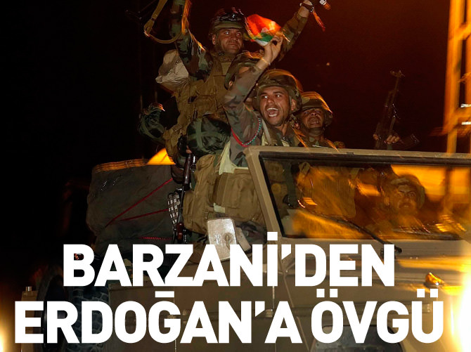 Barzani'den Erdoğan'a Kobani övgüsü