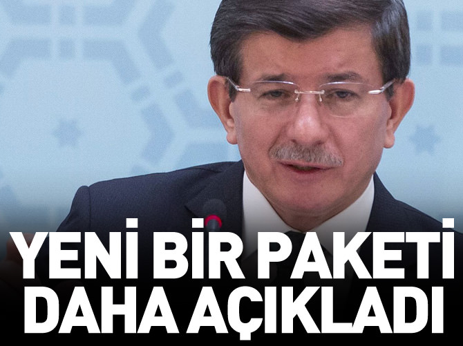 Davutoğlu bir yeni program daha açıkladı