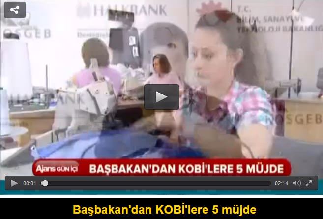 Davutoğlu’ndan KOBİ’lere 5 müjde