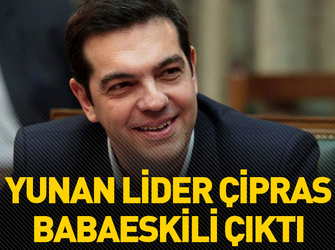 Yunan lider Çipras, Babaeskili çıktı