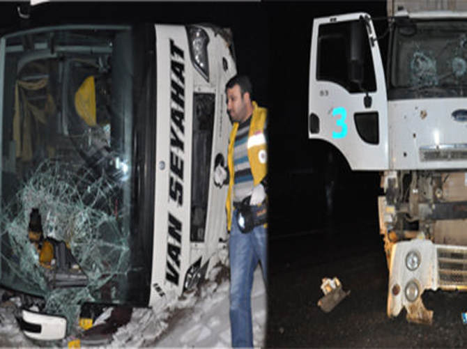 Bingöl'de feci kaza!