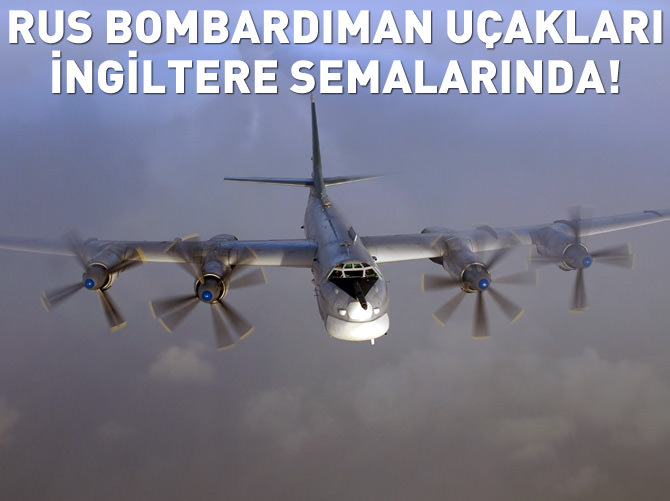 Rus bombardıman uçakları İngiltere semalarında!