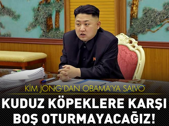 Kuzey Kore lideri Kim Yong'dan Obama'ya sert cevap!