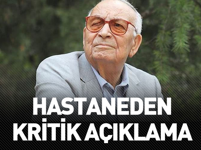 Yaşar Kemal'in sağlık durumu ağırlaştı
